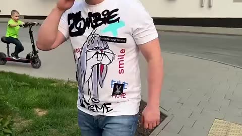 Funny kid and angry dad ! #damus #tiktok #family #comedy