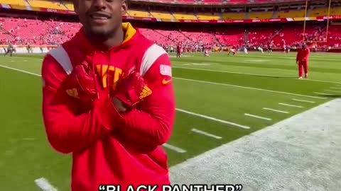 “BLACK PANTHER" PREGAME HANDSHAKE