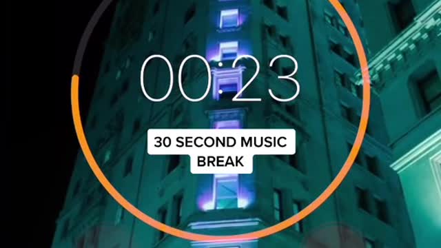 30 second music break! Love songX - Song X