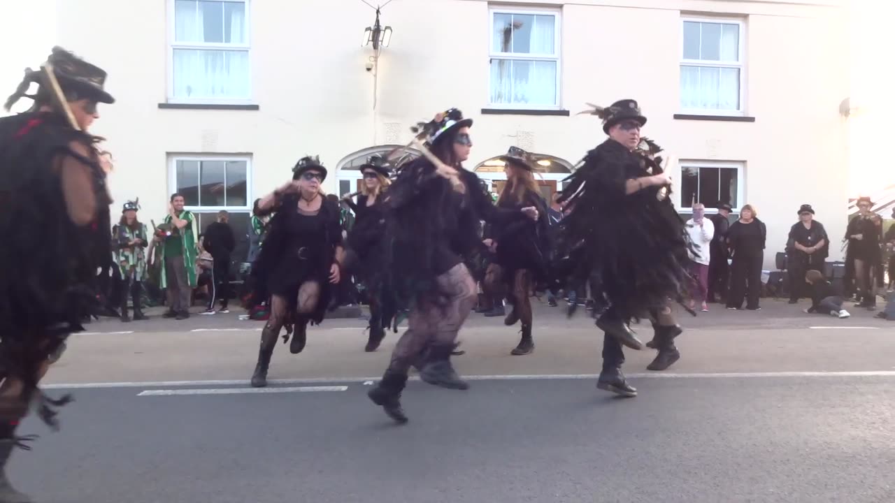 Beltane Border Morris - Cross Tree - Nog Inn, Feniton - 20 Jul 23