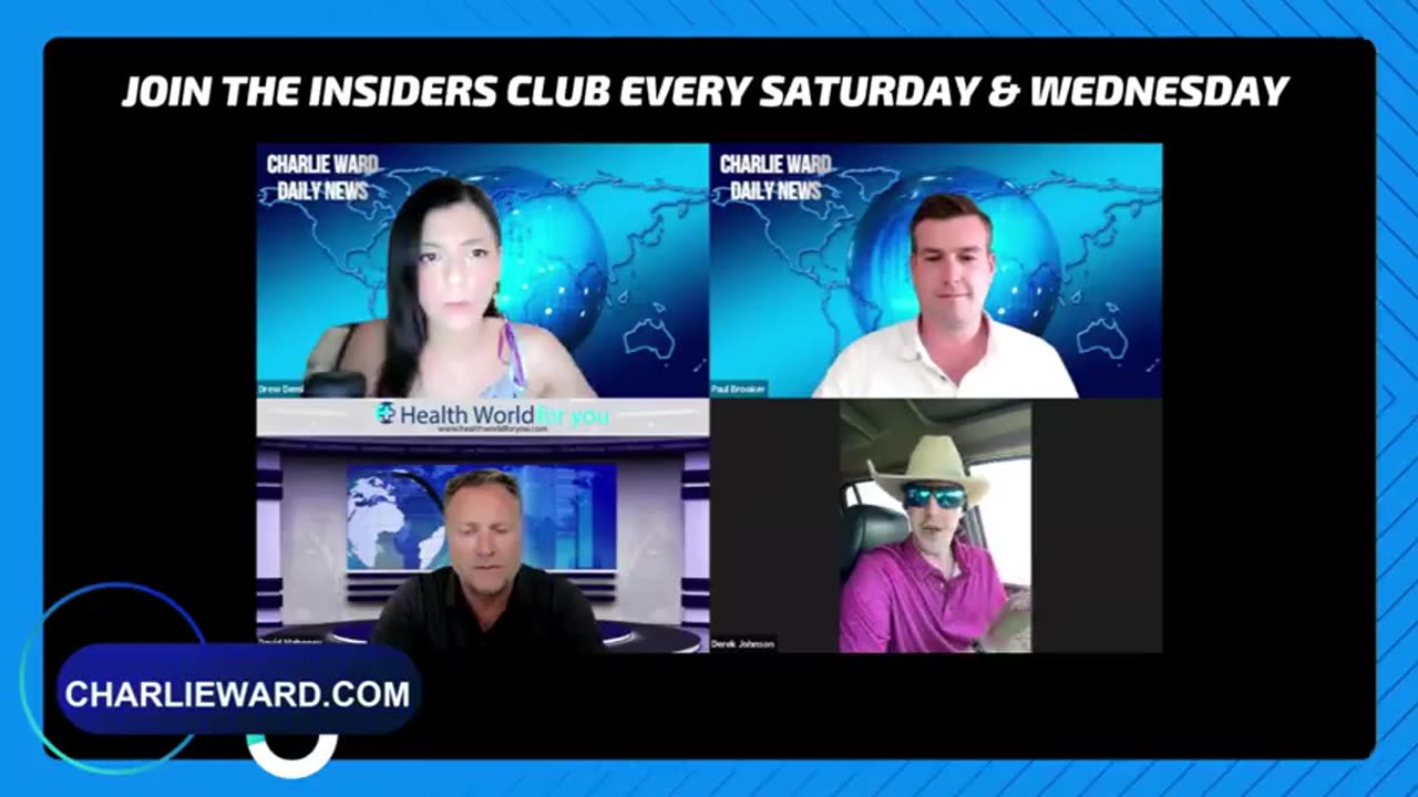 MAHONEY, PAUL BROOKER & DREW DEMI WITH DEREK JOHNSON JOINS THE INSIDERS CLUB