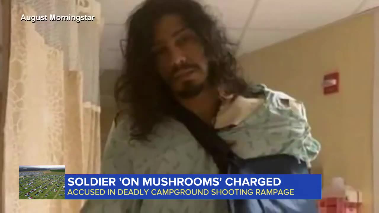 Soldier ‘on mushrooms’ charged in campground shooting