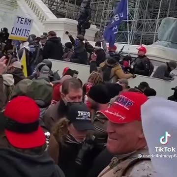 Ray Epps laughing & admiring the events that he "orchestrated" on January 6th