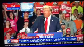 🦅 OAN rally Michigan president Donald j trump…we want election results TONIGHT! November 05