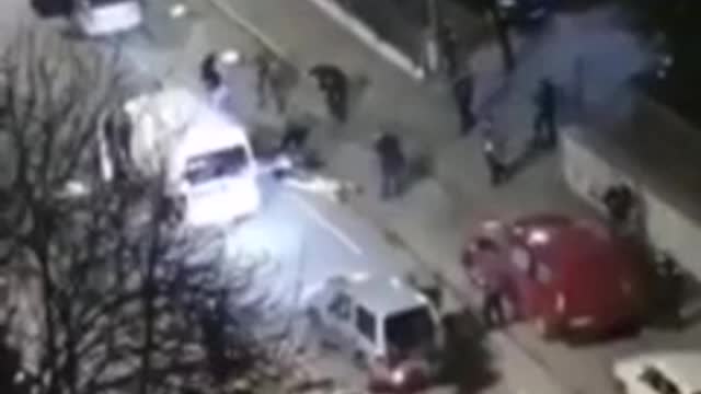 Chaos in Kiev, after the retards handed out Ak47s to the citizens they started fighting each other.