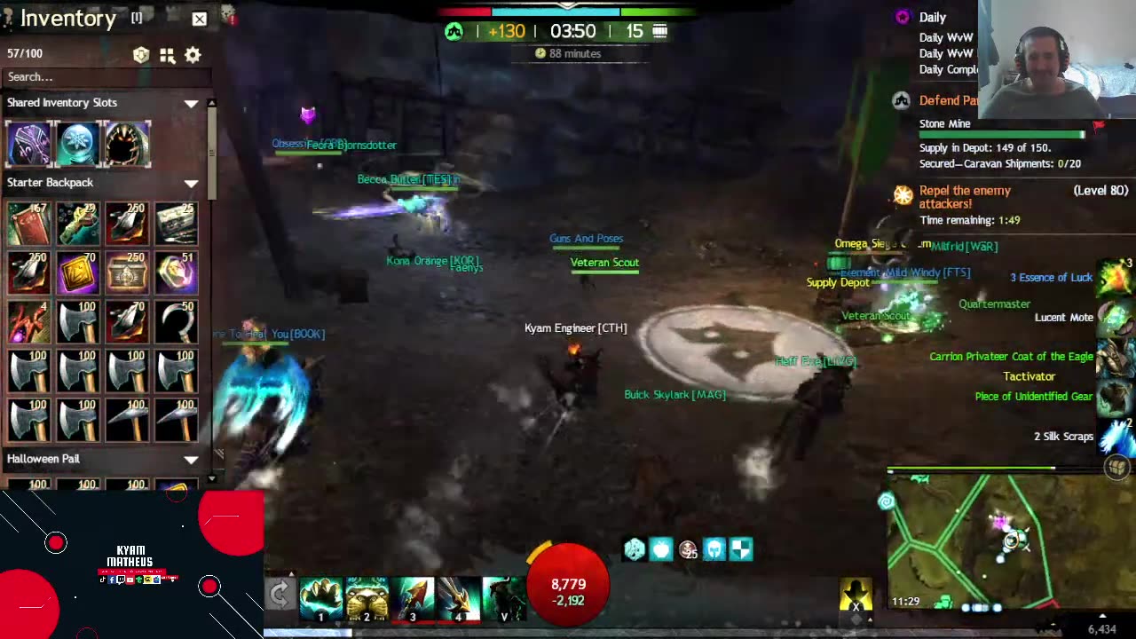 GW2 -FARMING ,SPVP and WvW MULTICLASS !!!!!