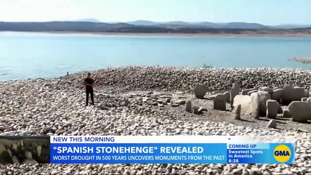 Spanish Stonehenge revealed due to record-breaking drought l GMA