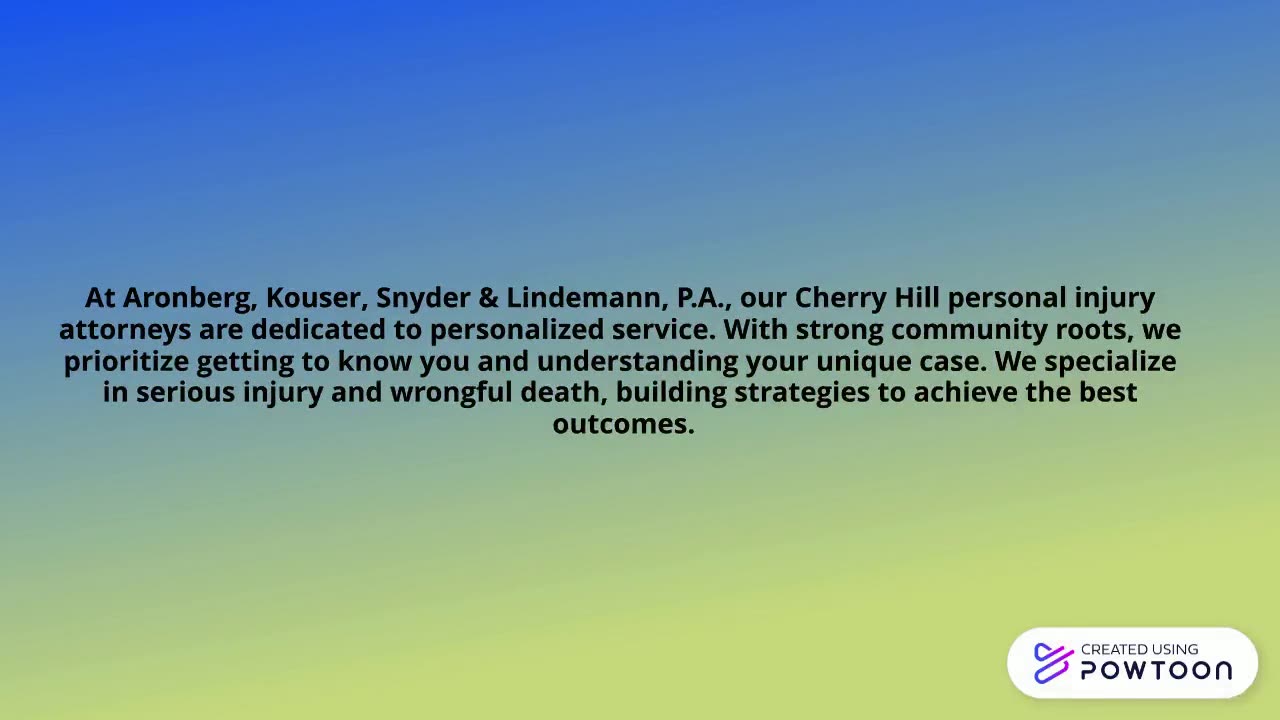 Cherry Hill Personal Injury Attorney