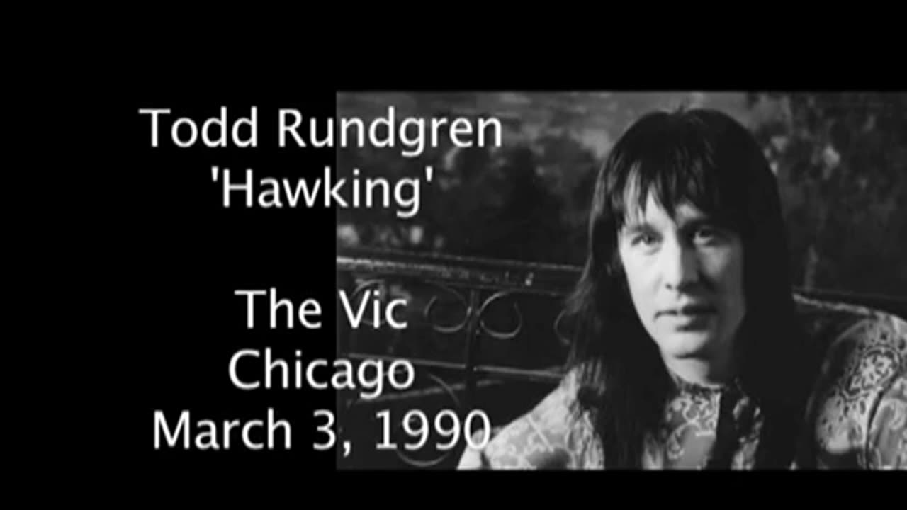 March 3, 1990 - Todd Rundgren 'Hawking' at The Vic