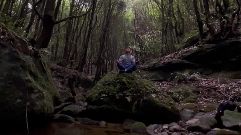 Meditation || After 6hours hiking found a peaceful nature ❣️
