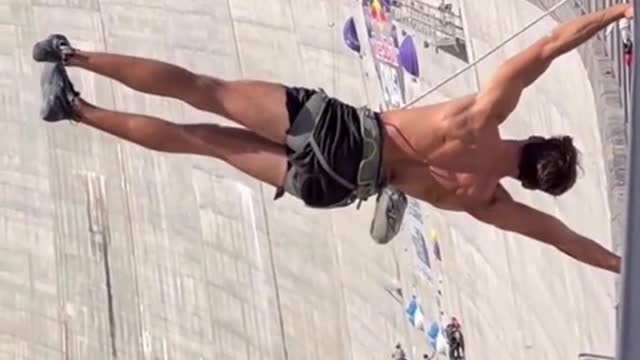HE'S LIKE A HUMAN FLAGd