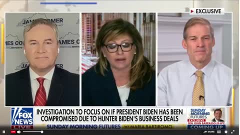 Jim Jordan - House Judiciary Chair; Will be investigating politicized DOJ