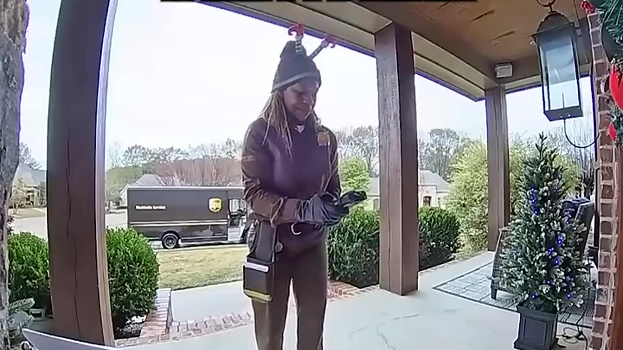 Ups driver never expected this to happen