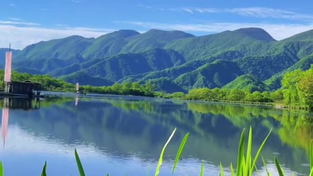 Great Jiuhu Lake in summer