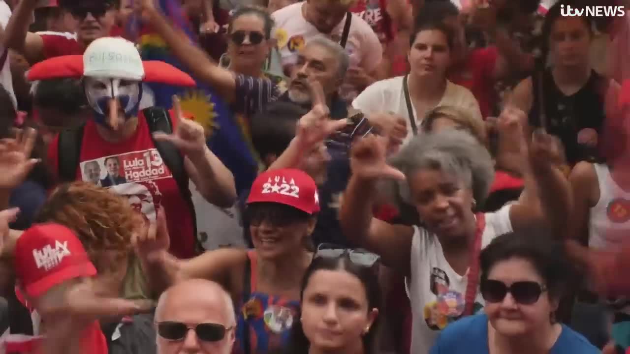 Former president Lula da Silva makes comeback as Jair Bolsonaro loses Brazil election _ ITV News