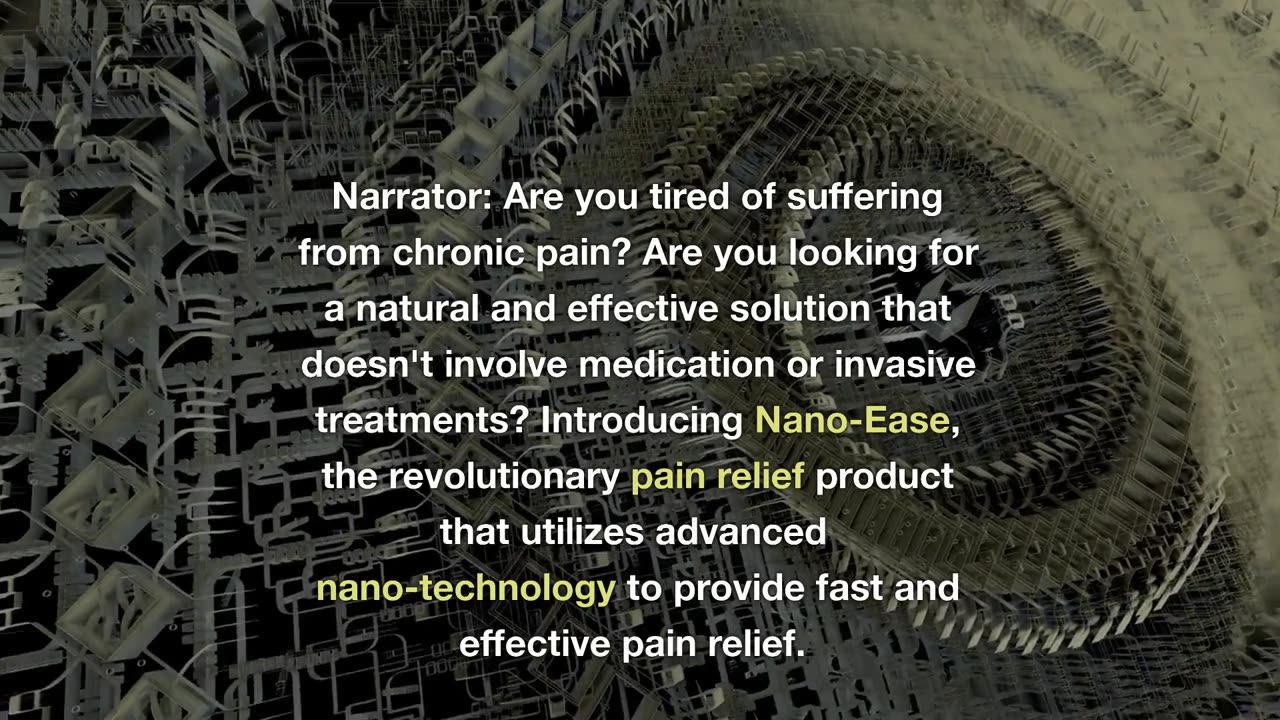 Nano-Ease Nano Technology Pain Relief Offer