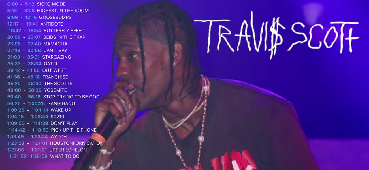 Travis Scott- Hot songs 2022