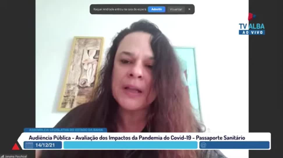 Dep. Janaina Paschoal - Contra Passaporte Vacinal