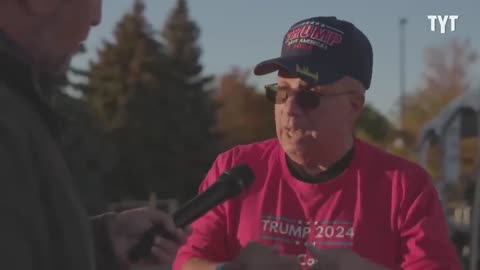 Trump supporter : Biden worship the devil obviously