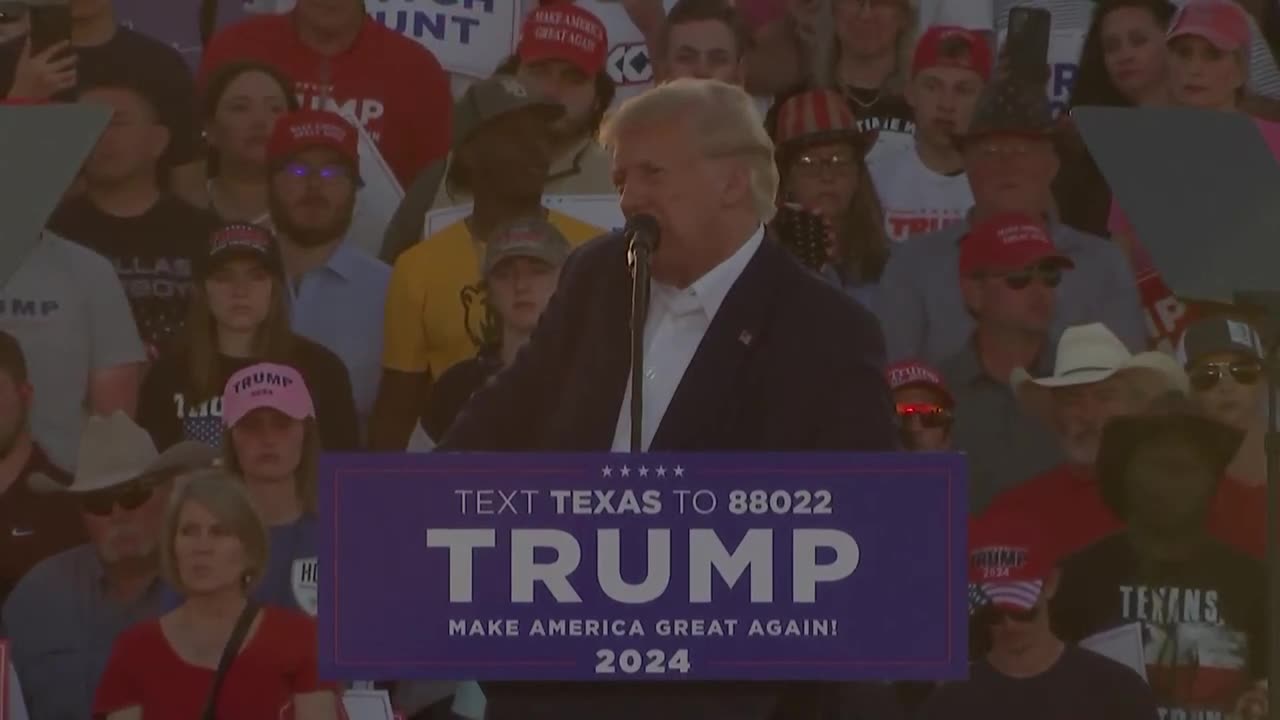 Donald Trump's First 2024 campaign Rally in Waco | USA News Live | News