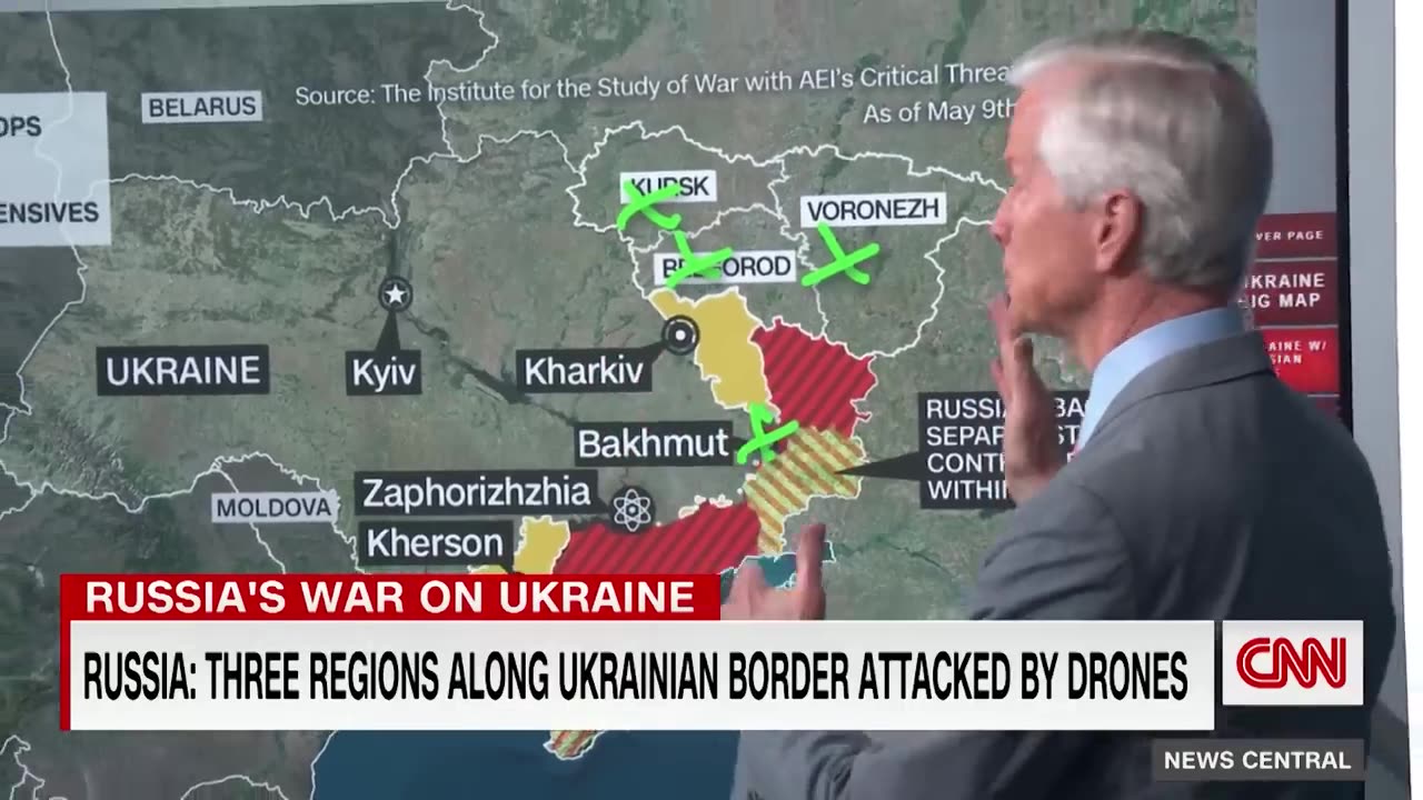 Retired general on drone assaults in Russian border regions: "hugely important"