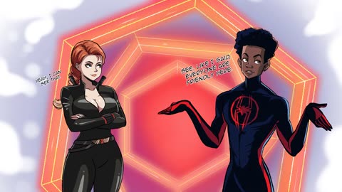 What If Black Widow Join The Spider Verse Bread-N-Butter comic