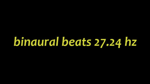 binaural beats 27.24 hz