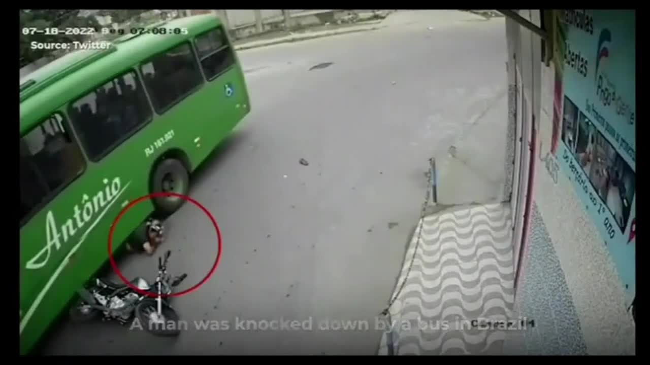 Brazilian Bike Rider shocking video