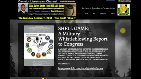 SCOTT BENNETT- ORIGINAL SHELL GAME WHISTLEBLOWER RE SWISS BANKERS FUND ISIS