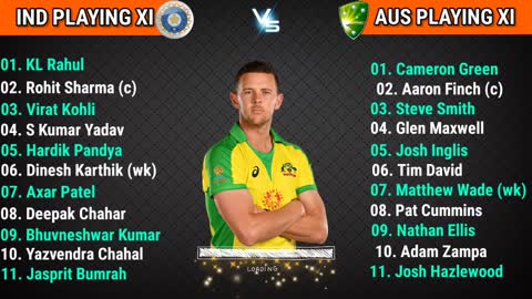 India vs Australia 2nd T20 Match Both Teams Final Playing 11 India Playing 11 vs Australia