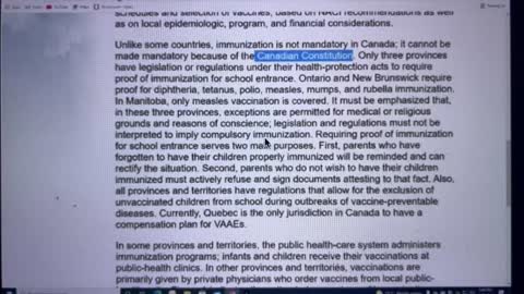 It’s against the Canadian Constitution to force vax and PCR testing