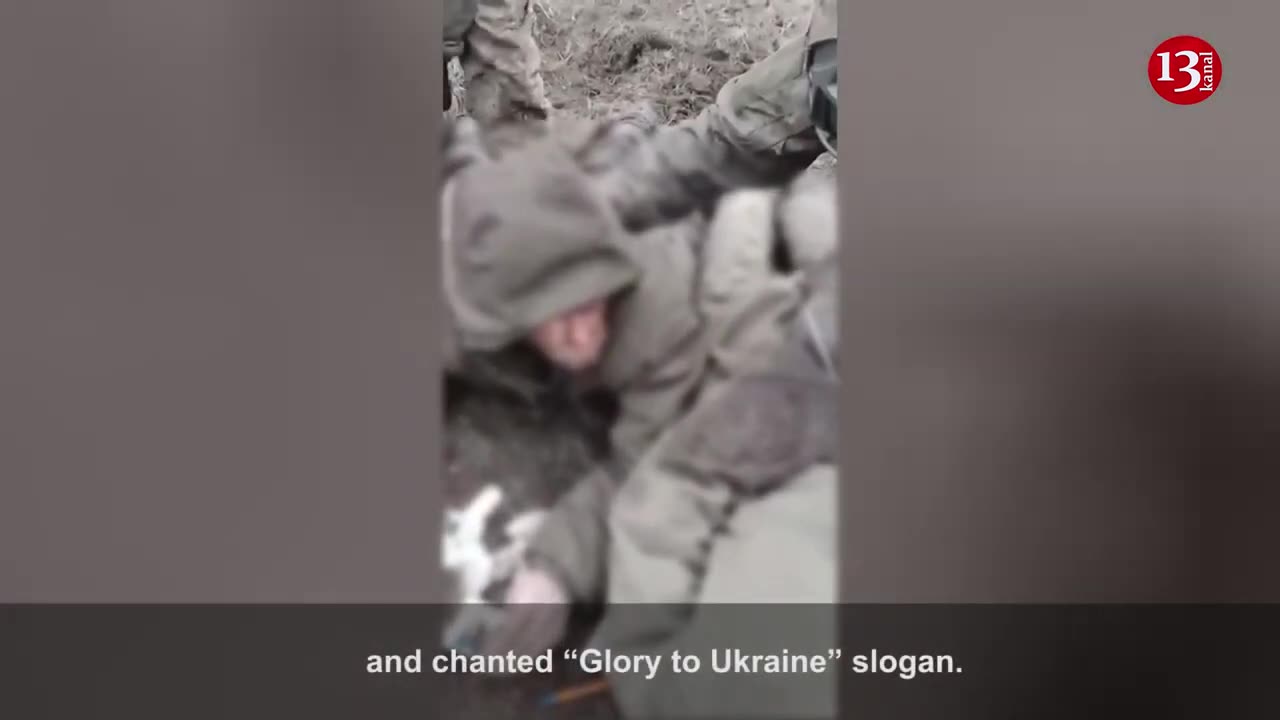 This is what Ukrainian fighters did to the captured Russian soldiers