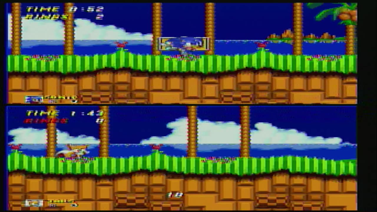 Playing "Sonic The Hedgehog 2" In Sega Console HD Video (Part 1)