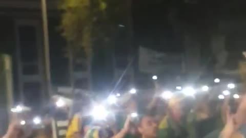 Protests in Joinville (Brazil). BOLSONARO WON.