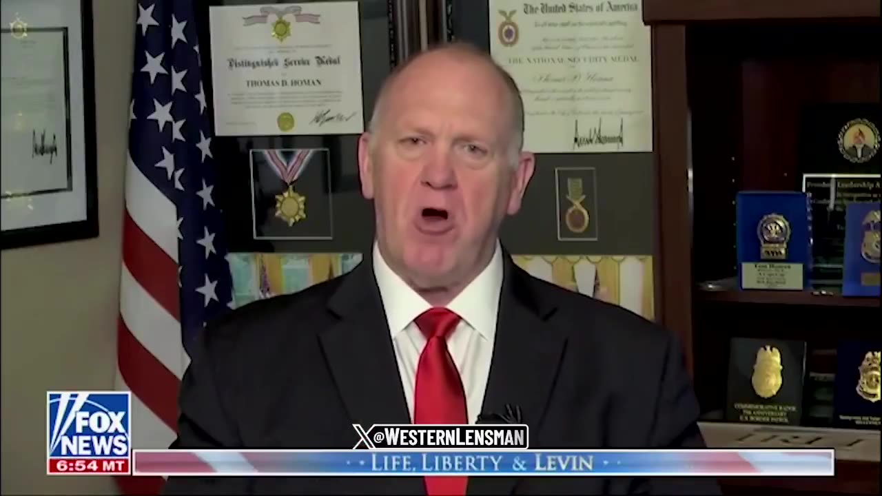 🚨TOM HOMAN “This administration has turned the world upside down."