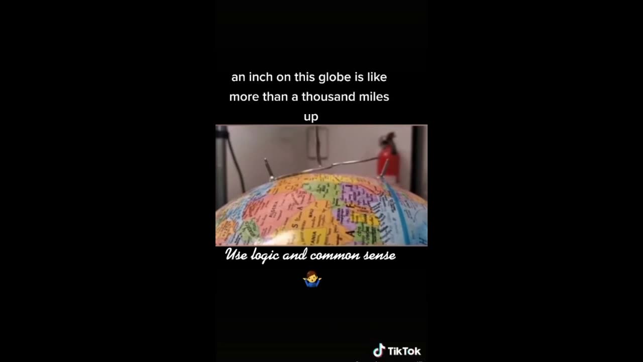 The Nile River on a Globe