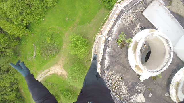 Climbing An Abandoned Building