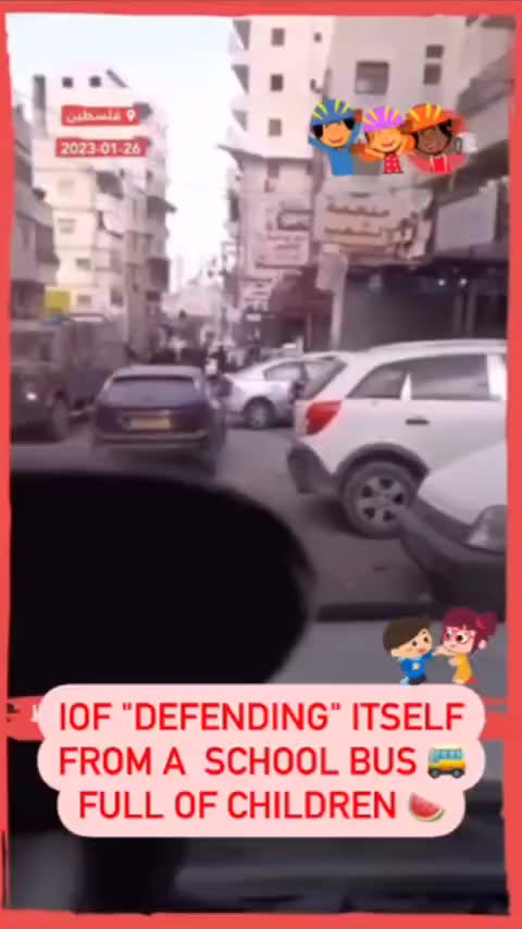 🇮🇱 Israel vs Skolebus, selvforsvar 🤡