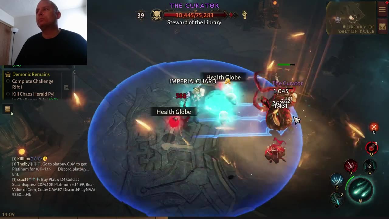 THE CURATOR BOSS BATTLE