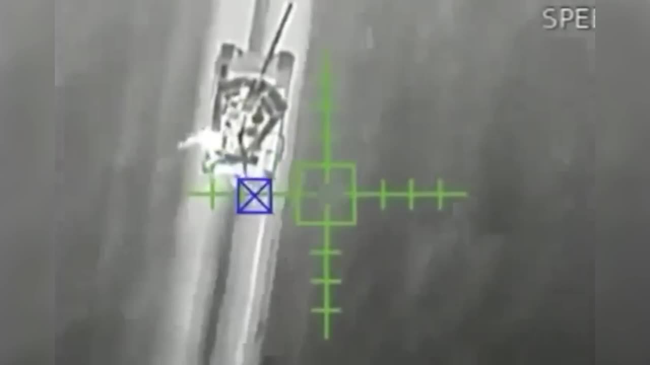 Incredible Footage of Ukrainian Drone Chasing Russian Tank While Dropping Bombs