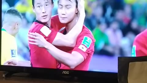 Paik Seungho goal against Brazil in the Qatar 2022 World Cup 12/05/2022