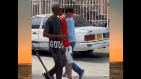 funny incident, a man makes angry and challenges a fight, part 1