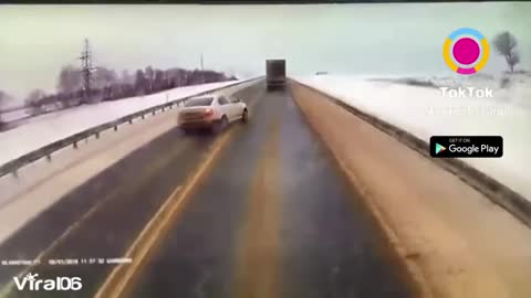 American car crash instant karma