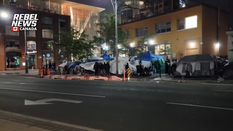 CANADA - Toronto migrant camps.