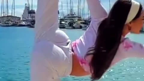 Girls Fitness yoga #shorts #viral #trending #reel