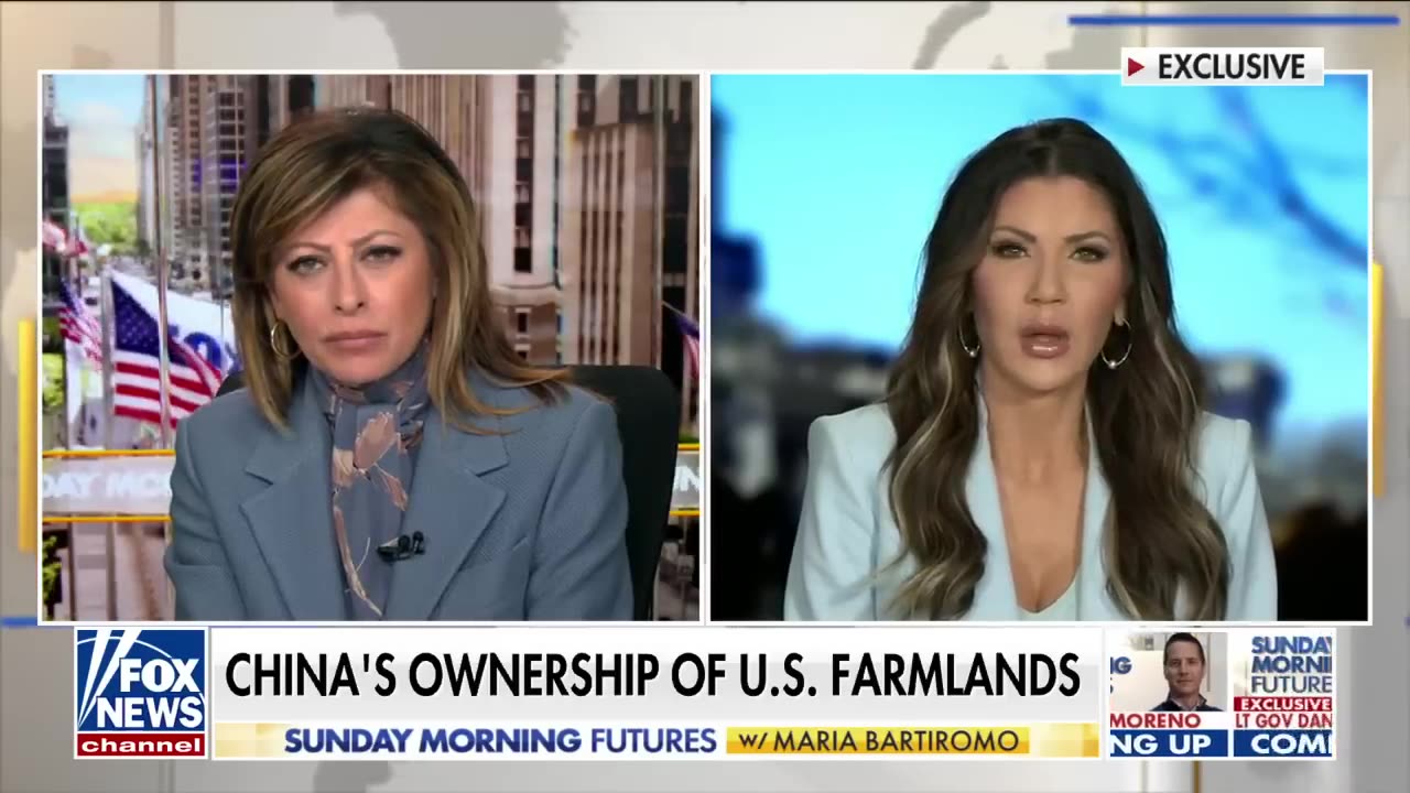 WAKE UP--Gov. Kristi Noem: AMERICA'S FOOD CONTROLLED BY CHINA?