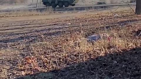 A reader from Kharkov notes that this armored personnel carrier is already rolling in the rear of