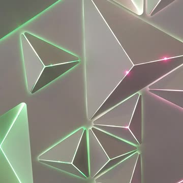 Super cool 3D wall art with lights
