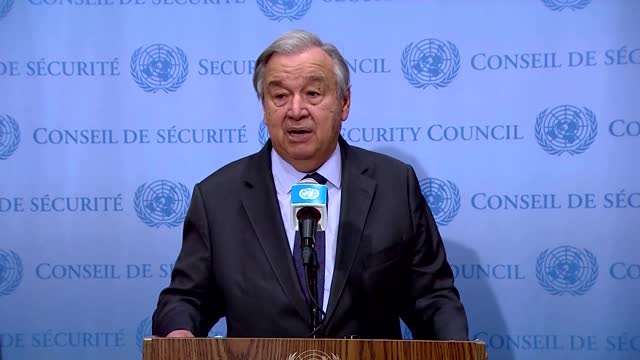 'We need de-escalation now': UN Chief