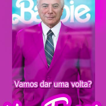 Michel Temer posta foto vestido de rosa: 'Barbie-me-ei'